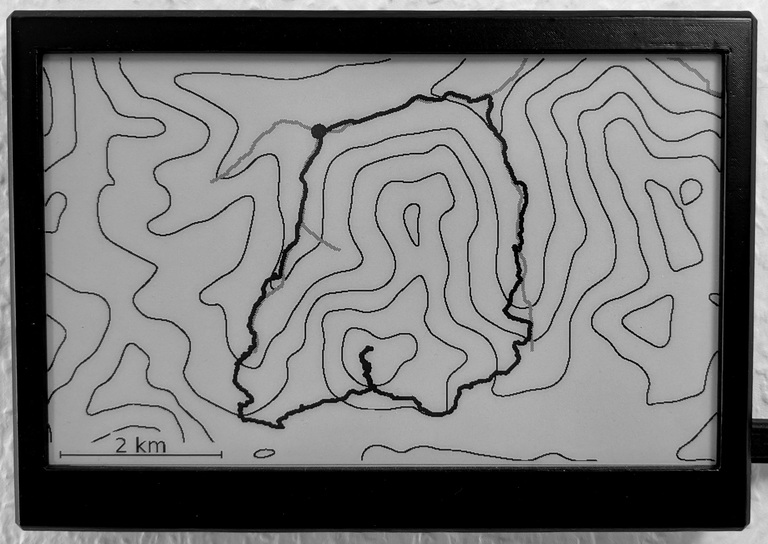 Wednesday morning: Add the terrain (contour lines, rivers, coast)